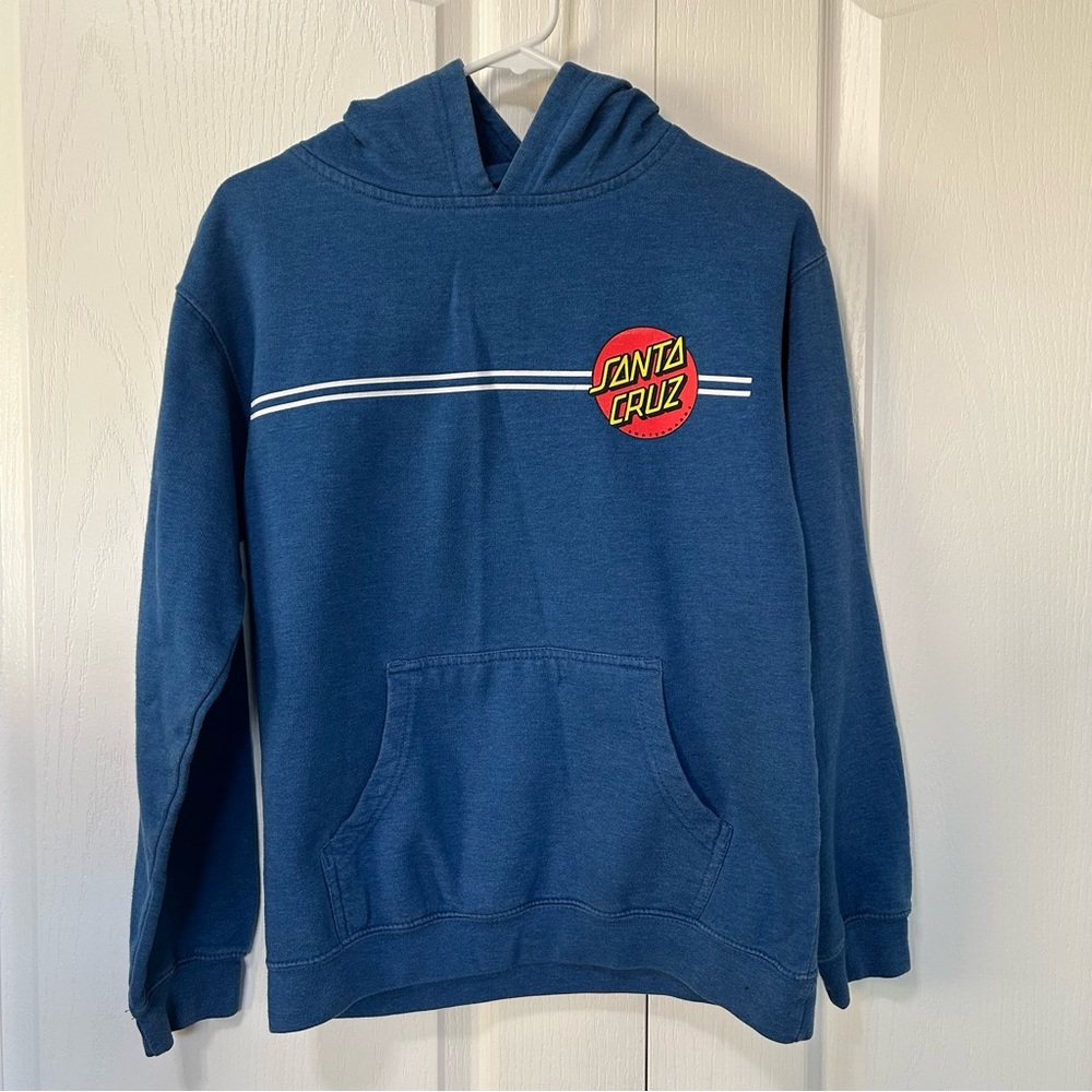 Santa Cruz Hoodie Small Blue